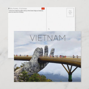 Da Nang, Vietnam Reise-Postkarte Postkarte