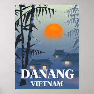 Da Nang Vietnam Reiseplakat Poster