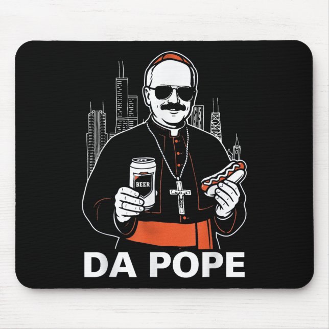 Da Pope America Pope Leo Xiv Mousepad (Vorne)