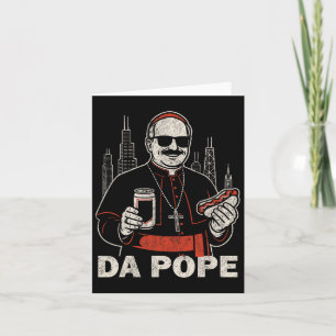Da Pope aus Amerika Chicago Papst Leo Xiv Funny Vi Karte