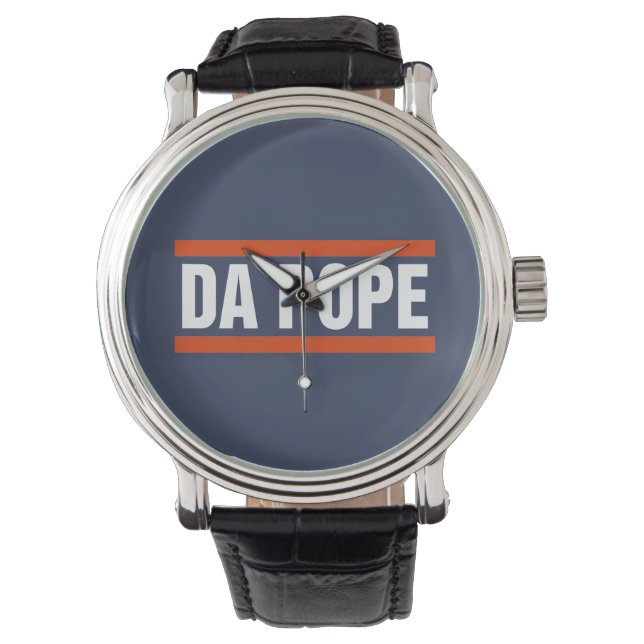 Da Pope aus Amerika Chicago Papst Leo XIV Provost Armbanduhr (Vorderseite)