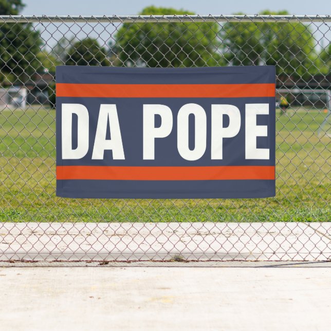 Da Pope aus Amerika Chicago Papst Leo XIV Provost Banner (Insitu)