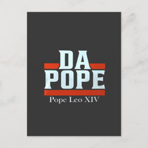 Da Pope aus Amerika Chicago Papst Leo XIV Provost Einladungspostkarte