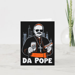 Da Pope aus Amerika Chicago Papst Leo Xiv Provost Karte