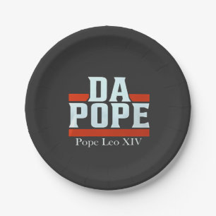 Da Pope aus Amerika Chicago Papst Leo XIV Provost Pappteller