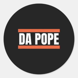 Da Pope aus Amerika Chicago Papst Leo Xiv Provost Runder Aufkleber