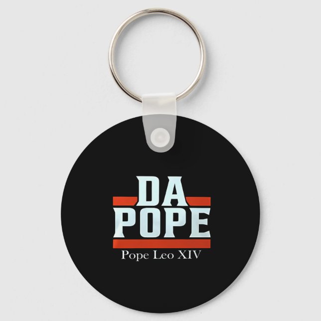 Da Pope aus Amerika Chicago Papst Leo XIV Provost Schlüsselanhänger (Vorderseite)
