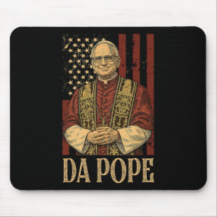 Da Pope Leo Xiv Neuer Papst Funny Spaß Männer Frau Mousepad