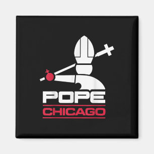 Da Pope Leo Xiv Shirt Chicago Baseball Magnet