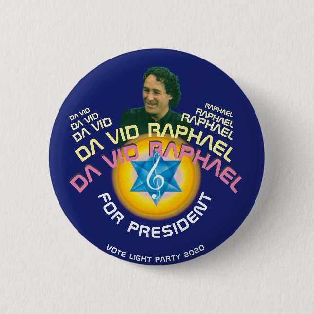 Da Vid Raphael, Präsident 2020 Button (Vorderseite)