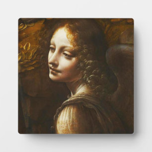 Da Vinci Jungfrau des Rocks Angel Plaque Fotoplatte