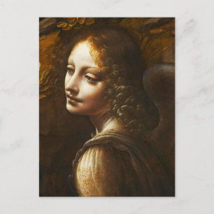 Da Vinci Jungfrau des Rocks Angel Postcard Postkarte