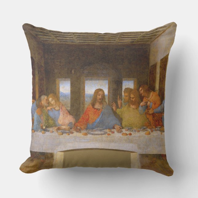 Da Vinci Last Supper Fine Art Classic Kissen (Vorderseite)