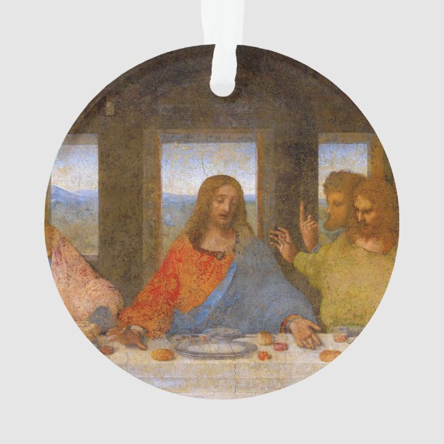 Da Vinci Last Supper Fine Art Classic Ornament (Rückseite)