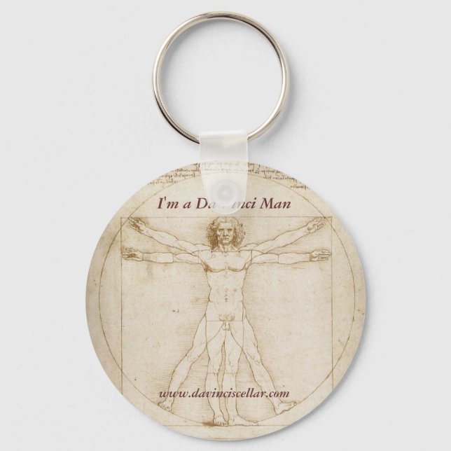 Da Vinci Man Key Chain 1 Schlüsselanhänger (Vorderseite)