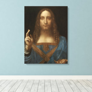 Da Vinci, Retter der Welt, Salvator Mundi Leinwanddruck