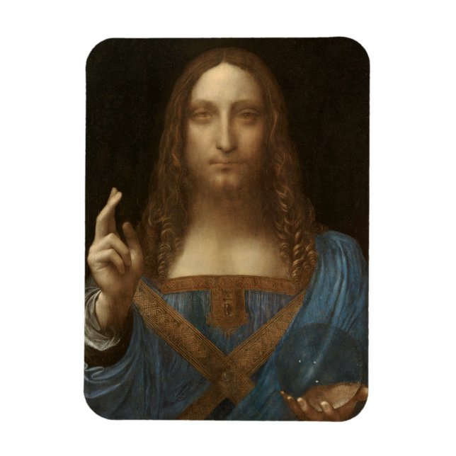 Da Vinci, Retter der Welt, Salvator Mundi Magnet (Vertikal)