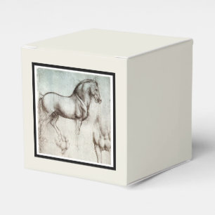Da Vinci Study of a Horse Renaissance Kunst Geschenkschachtel