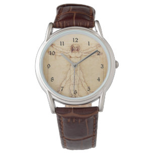 Da Vinci Vitruvian Man Armbanduhr
