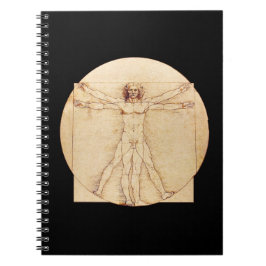 Da Vinci Vitruvian Man Notizblock