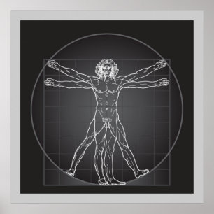 da vinci vitruvian man  poster FROM 14.95