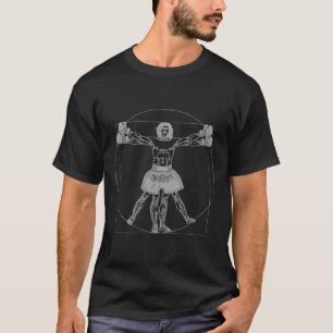 Da Vinci Vitruvian Mann Muay Thai Mma Straßenkampf T-Shirt