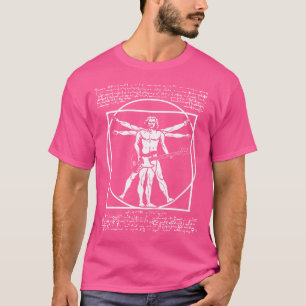 Da Vinci Vitruvianischer Mann Bassgitarrenspieler  T-Shirt