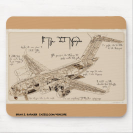 Da Vincis C-17 Globemaster Mousepad