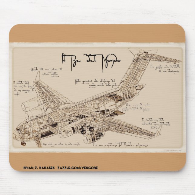 Da Vincis C-17 Globemaster Mousepad (Vorne)