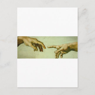 Da Vincis Gründung Adams Postkarte