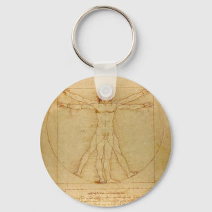 Da Vincis Vitruvian Mann Schlüsselanhänger