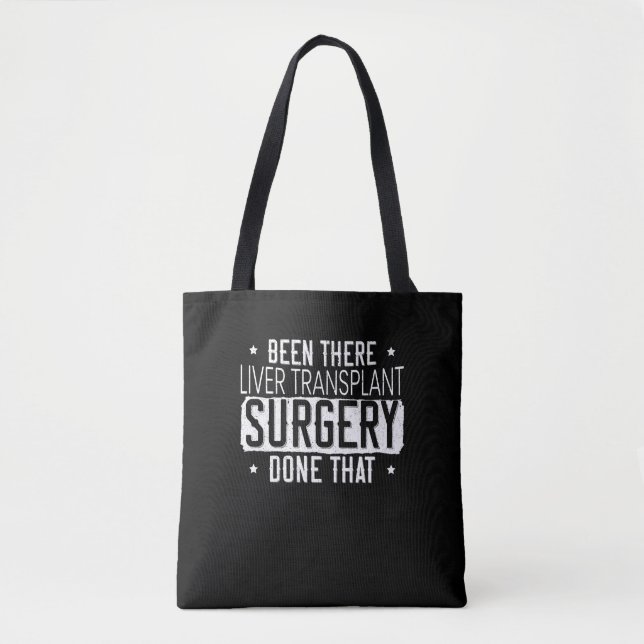 Da war Leber Transplantation Operation getan, dass Tasche (Vorderseite)