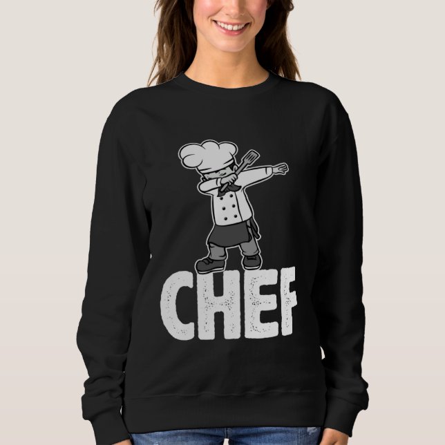 Dab Dabbing Chef Cooking Guru  Cook Retro Culinary Sweatshirt (Vorderseite)