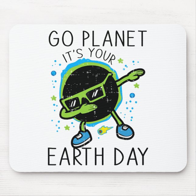 Dab Earth Solar Eclipse Go Planet Ihre Erde D Mousepad (Vorne)