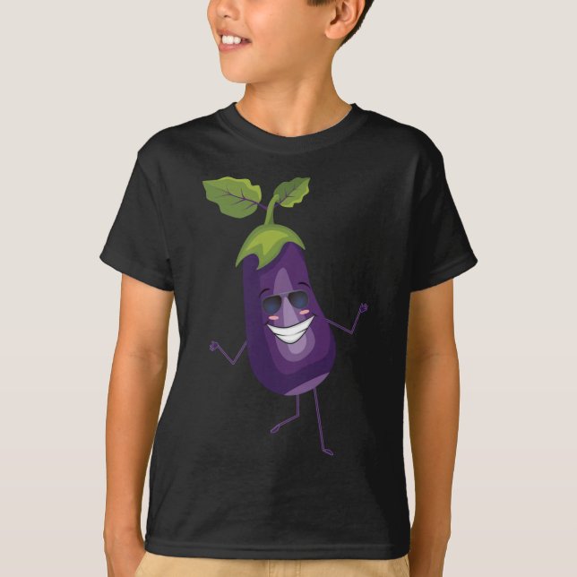 Dab Eggplant Tanzen Schluchten Olivenweg T-Shirt (Vorderseite)