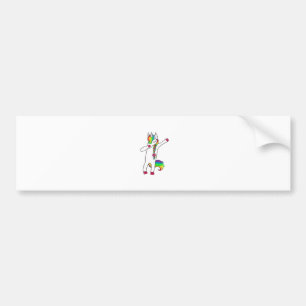 Dab Einhorn Autoaufkleber