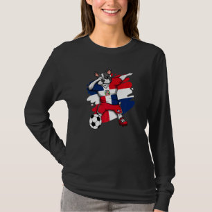 Dab French Bulldog Fans von der Dominikanischen Re T-Shirt