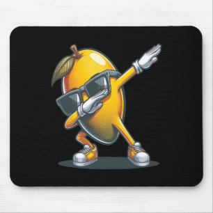 Dab Mango Dancing Dabbing Mango Frucht mit Sungles Mousepad