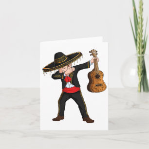 Dab Mexican Mariachi Kostüm Charro Sombrero Cinco Karte