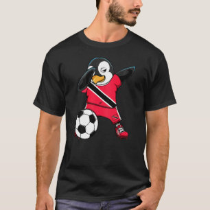 Dab Penguin Trinidad und Tobago Soccer Fans Jersey T-Shirt