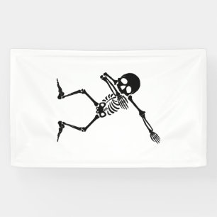 Dab-Skelett dabbing Skelett - Totenkopf Männer-Shi Banner