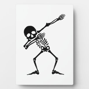 Dab Skelett dabbing Skelett - Totenkopf Männer Shi Fotoplatte