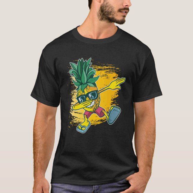 Dab-Tanz-Ding-Ananas T-Shirt (Vorderseite)