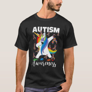 Dab Unicorn Autismus Bewusstsein spendet Männer Ju T-Shirt