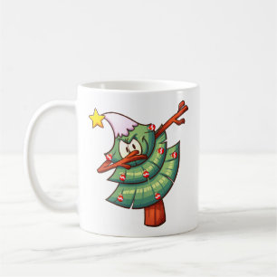 Dabbin’ Weihnachtsbaum-Feiertags-Tasse Kaffeetasse