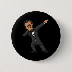 Dabbing Abraham Lincoln 4. Juli Abe Dab Boys G Button
