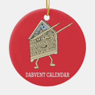 Dabbing Adventskalender Funny Christlich Religious Keramik Ornament