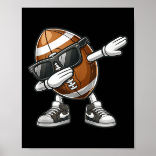 Dabbing American Football Fans Fan Funny Dab Dance Poster