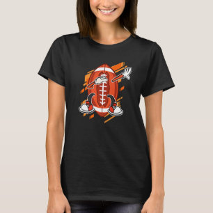Dabbing American Football Player für Fußballfans T-Shirt