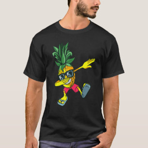 Dabbing Ananas Sonnenbrille Sonnige Ananas Sommer T-Shirt